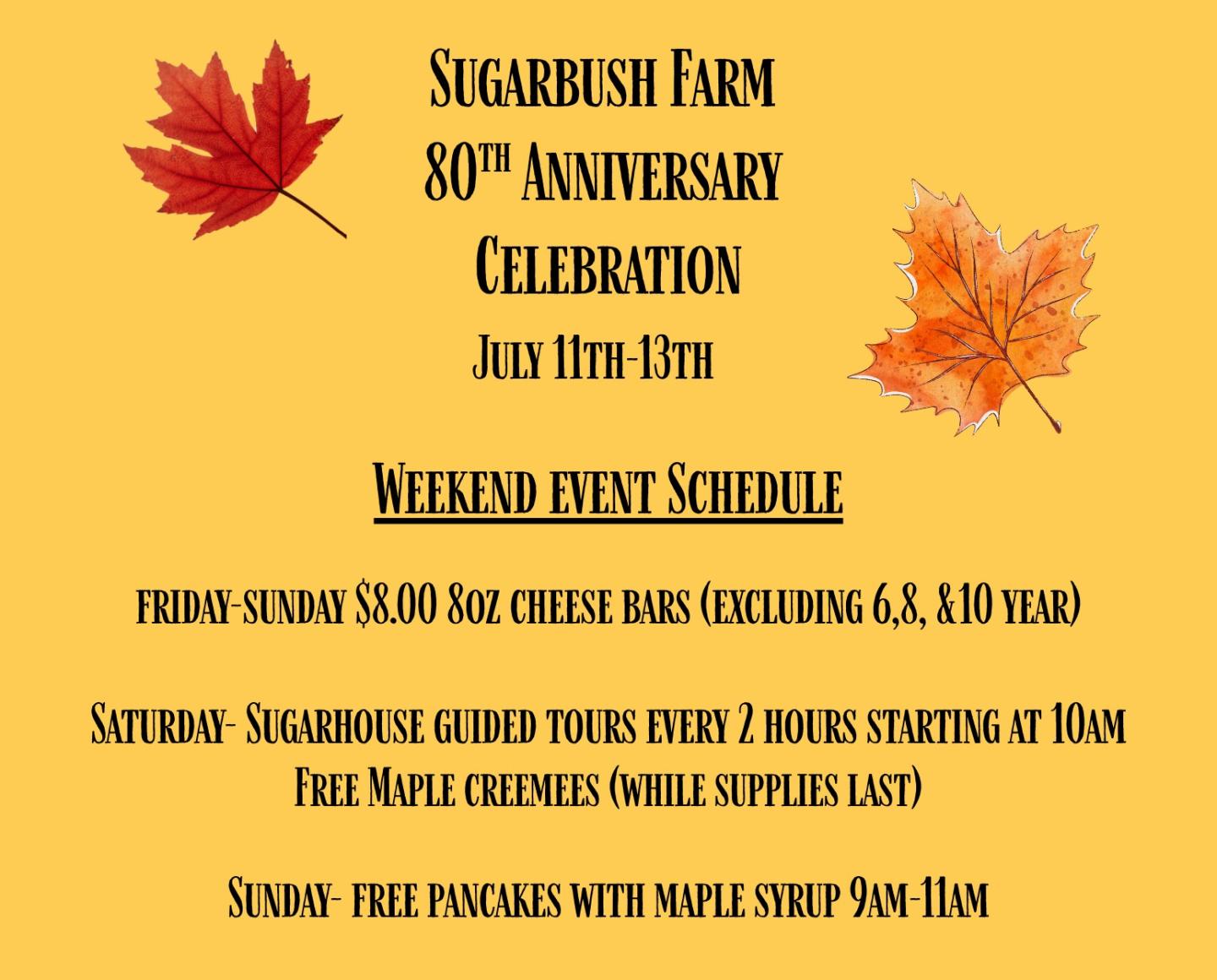 80th flyer Sugarbush