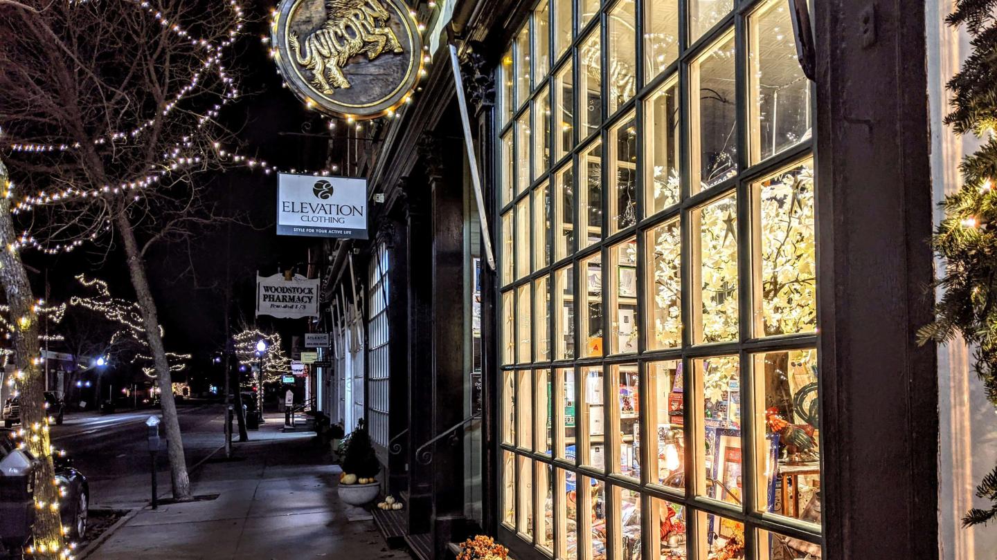 Unicorn shop holiday lights