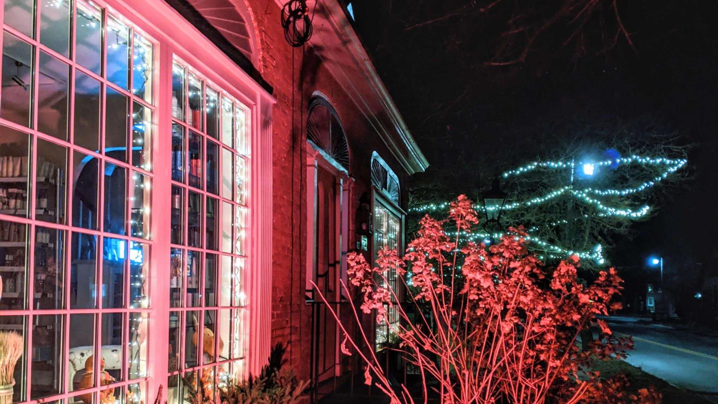First Impressions Salon holiday decor