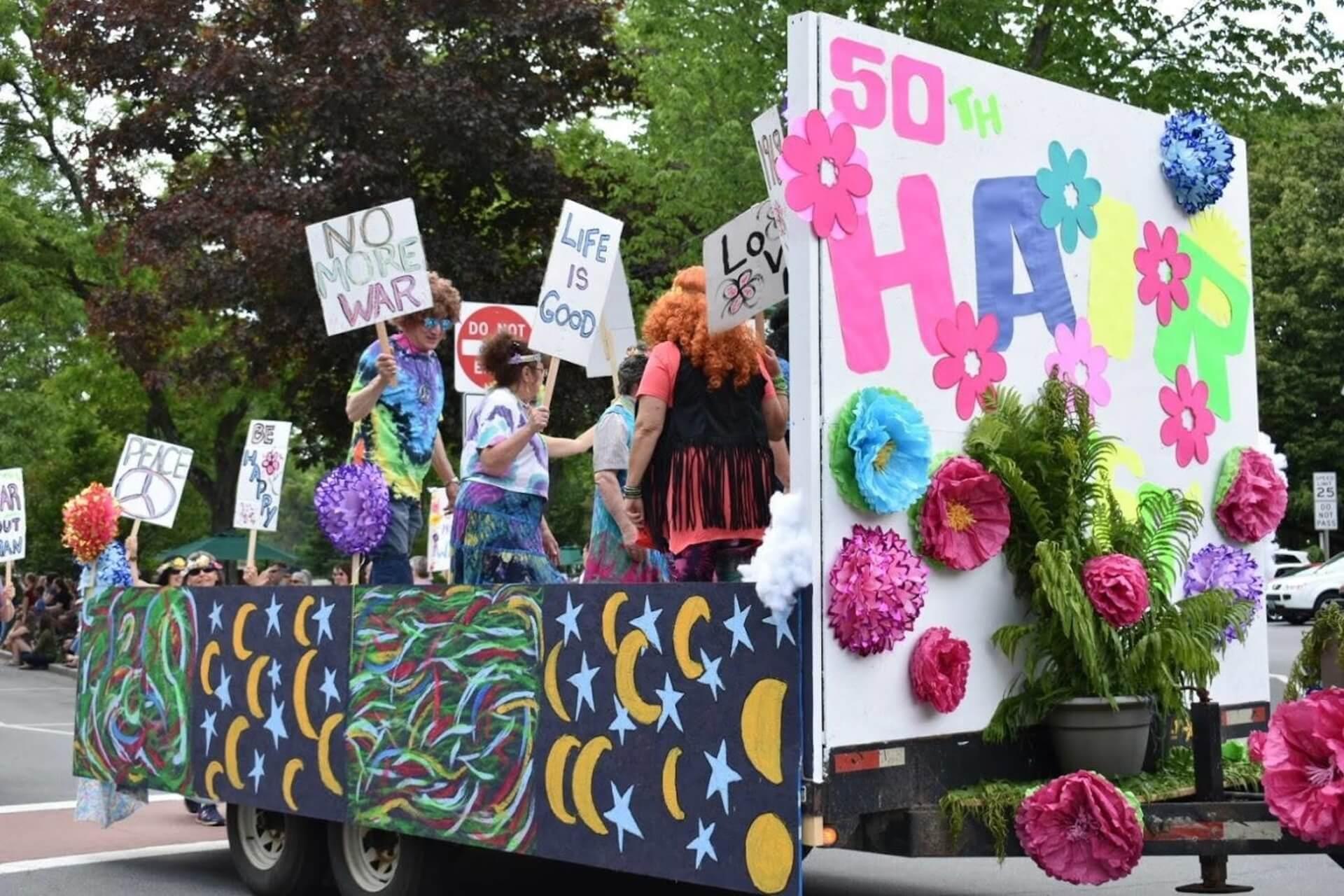 Alumni Day Parade 2019 Woodstock VT